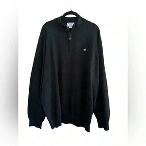 Southern Tide The Skipjack quarter zip pullover 100 % Marino wool Size XXL